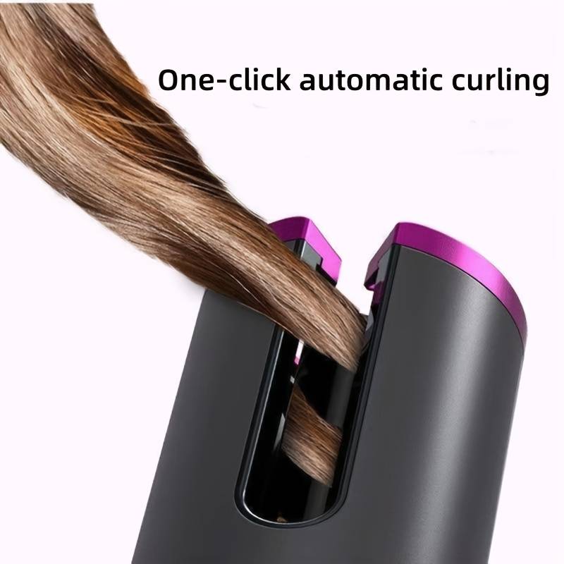 Portable Hair Curler Pink