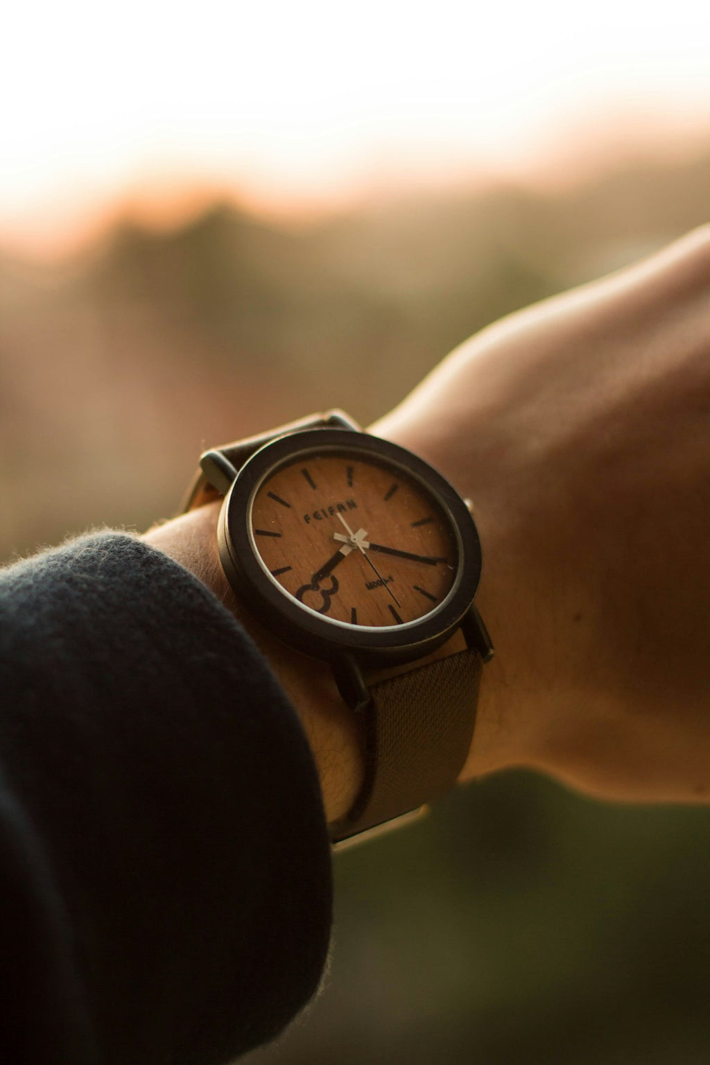 Bold statement watch worn on wrist